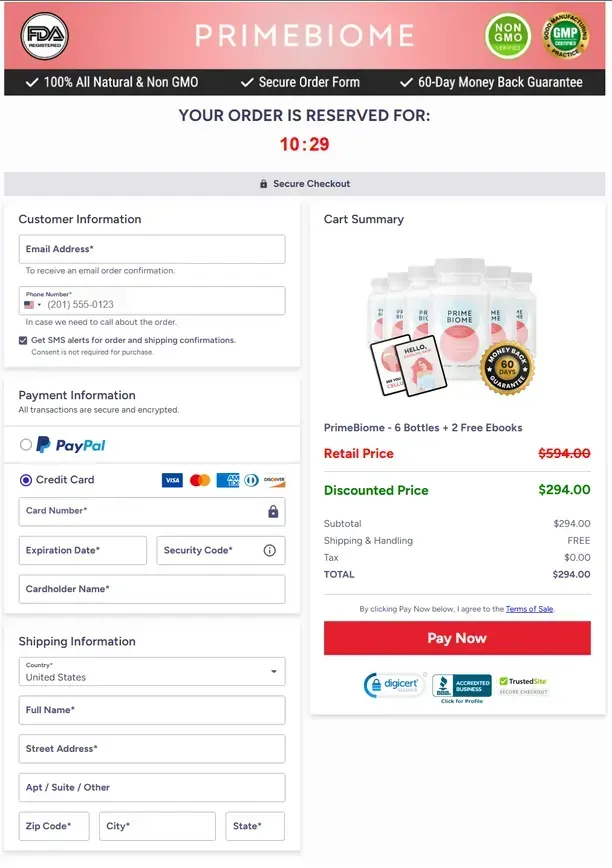 prime biome official website